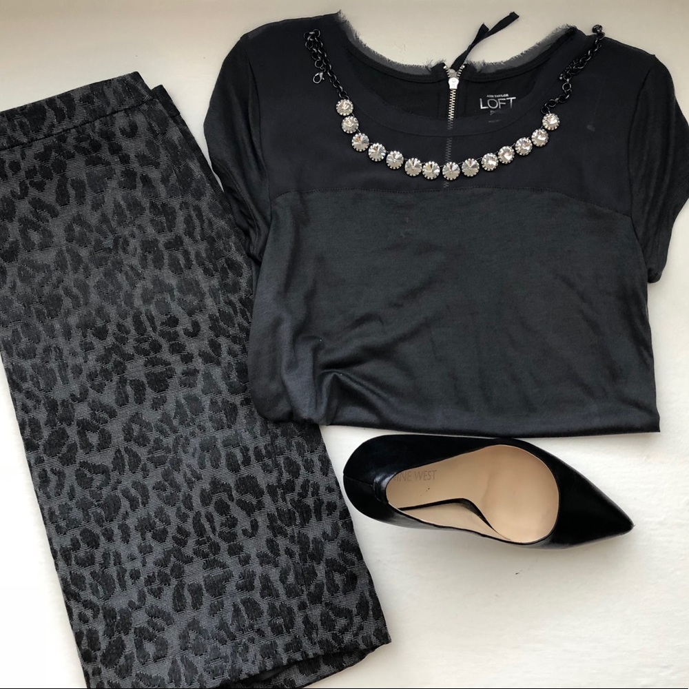 LOFT | Short Sleeve Grey Tee